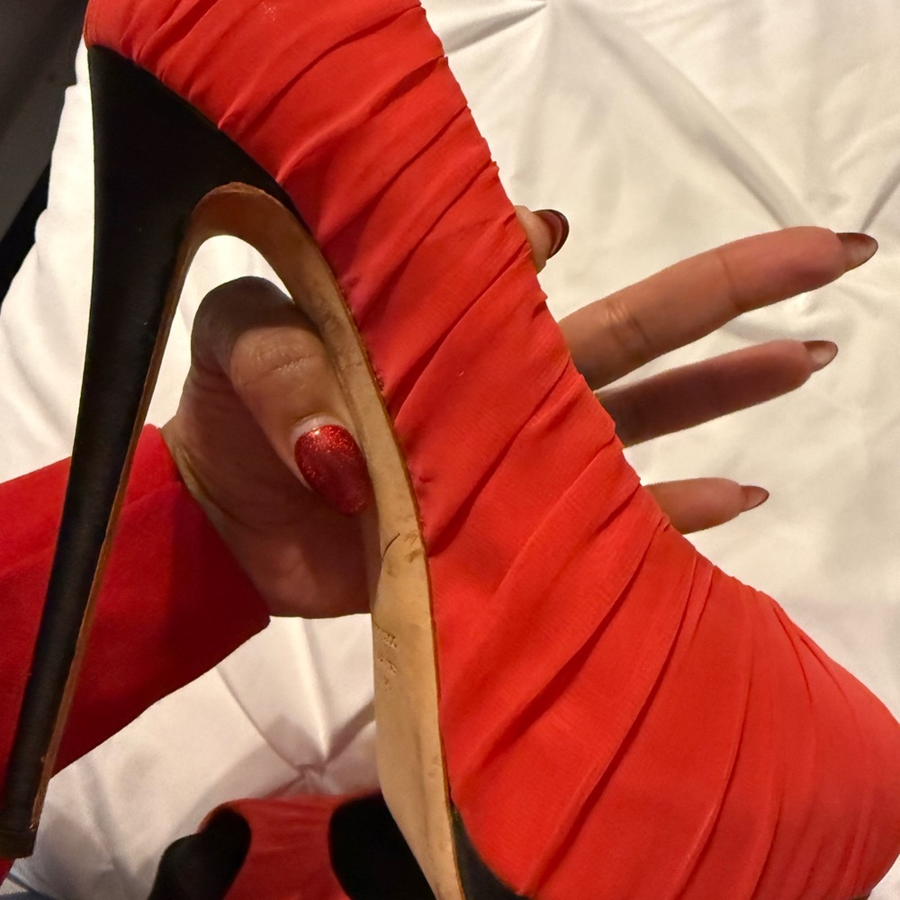 Giuseppe Zanotti Vibrant Red Heels